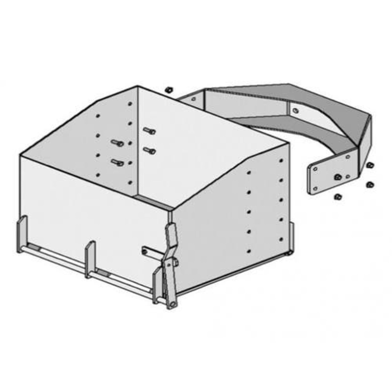 Weight Box Bracket - Bolt On 28" fits Case IH Magnum 210 MX180 MX200 MX210 MX215 MX220 MX230 MX240 MX245 MX255 MX270 MX275 MX285 MX305 245 275