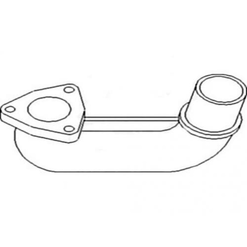 Exhaust Manifold Elbow fits Massey Ferguson 294 154 174 184 194 274 294 374 384 394 3300940M1