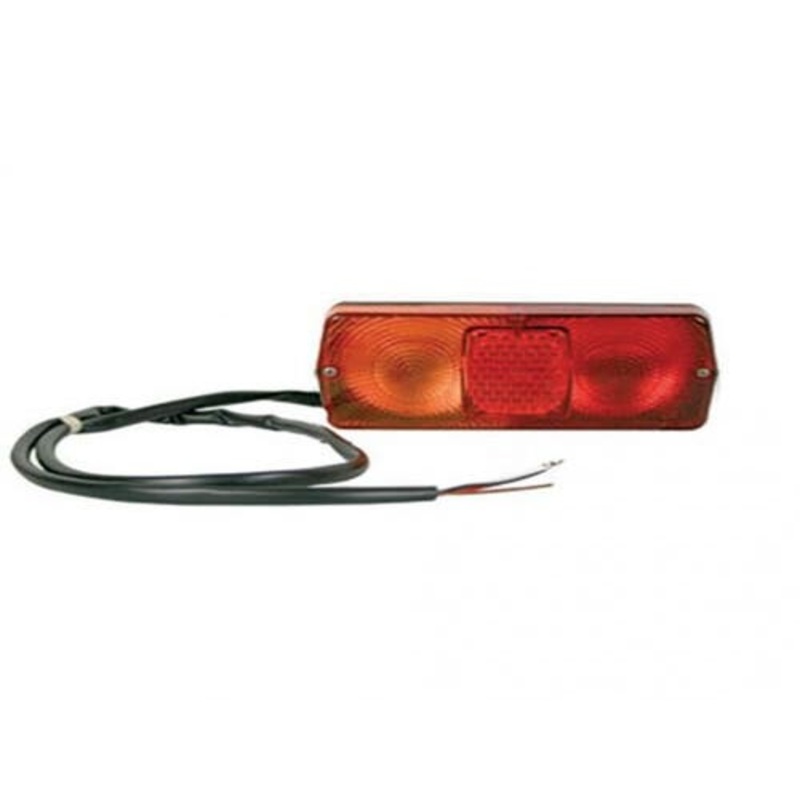 Light Assembly Rear Rectangular - Left Hand fits Massey Ferguson 20 40 50 30 230 250 253 263 298 340 240 265 20 20F 30 30E 40 40E 50 50E 1678868M91