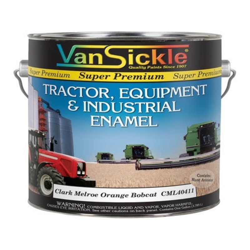 Clark Melroe / Bobcat - Orange Gallon fits Paint Bobcat