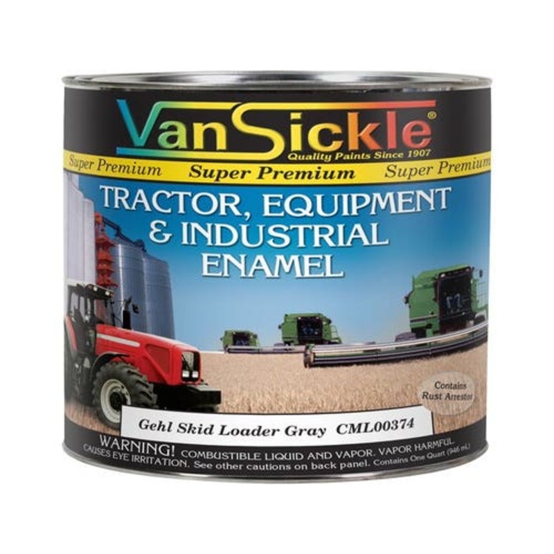 Gehl / Skid Steer - Charcoal Gray Quart fits Paint Gehl