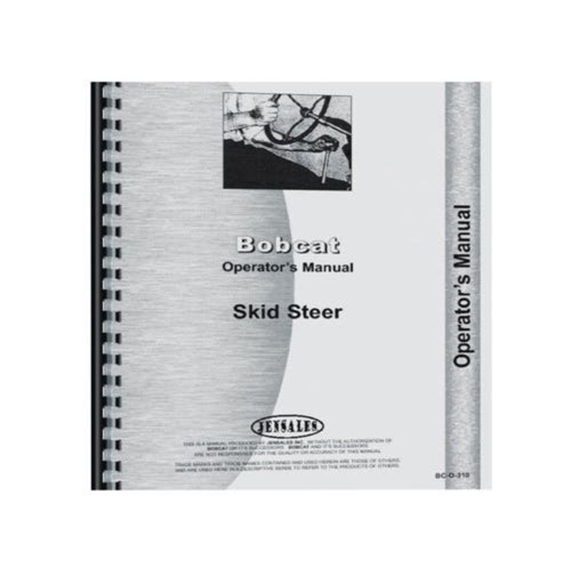 Operator's Manual fits Bobcat 371
