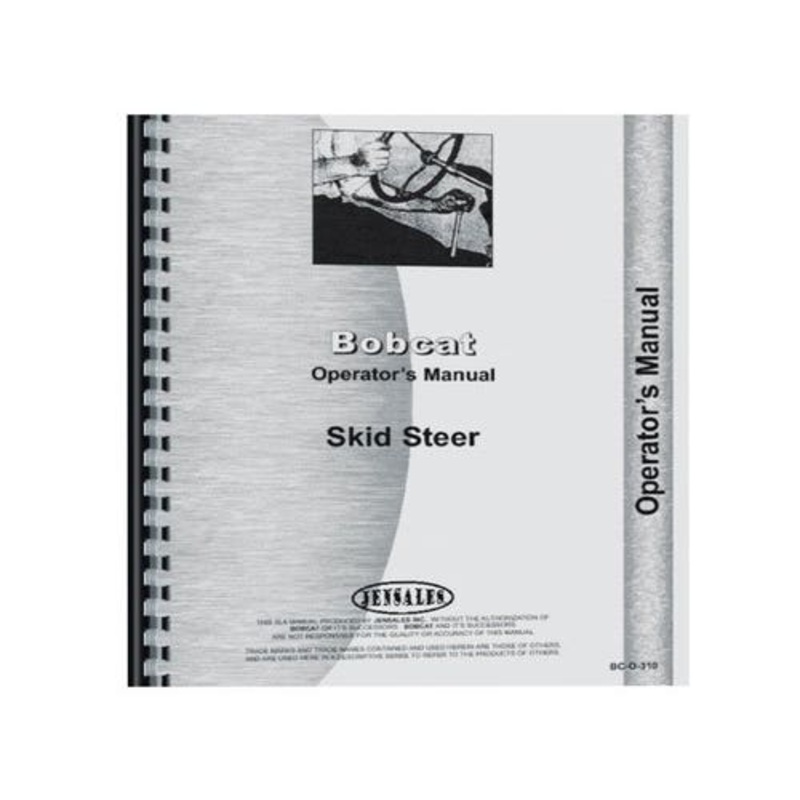 Operator's Manual fits Bobcat 720