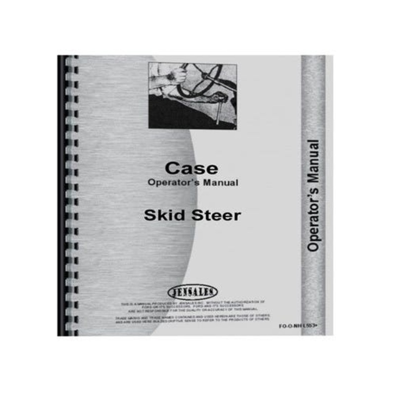 Operator's Manual fits Case 1816C