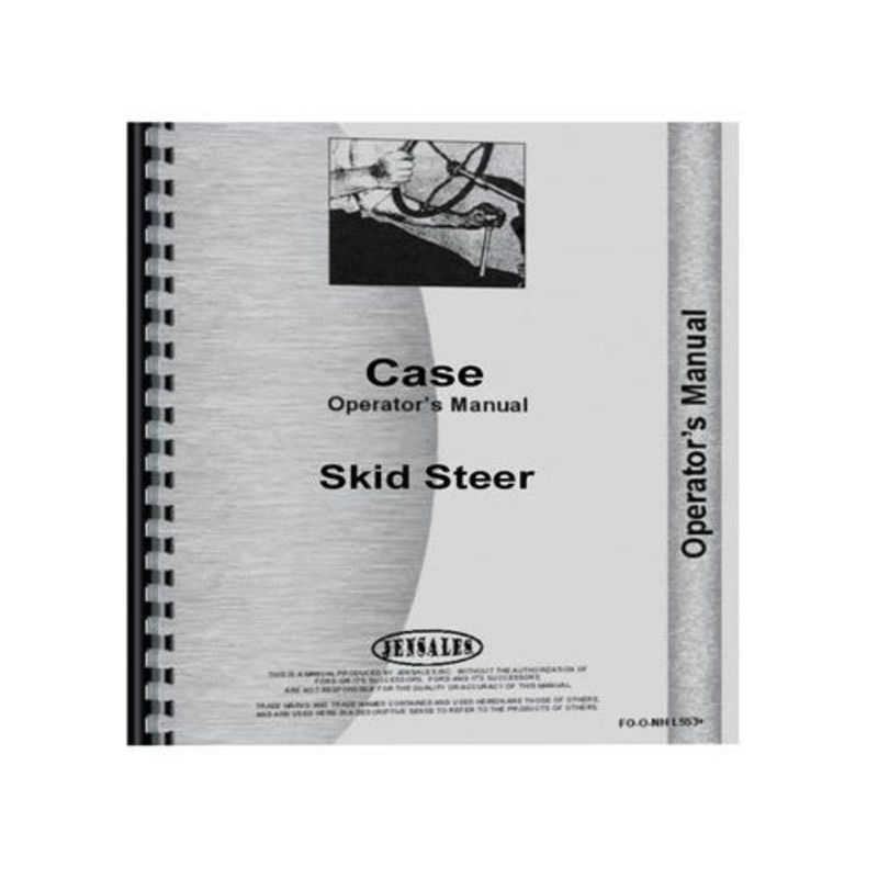Operator's Manual fits Case 1845B