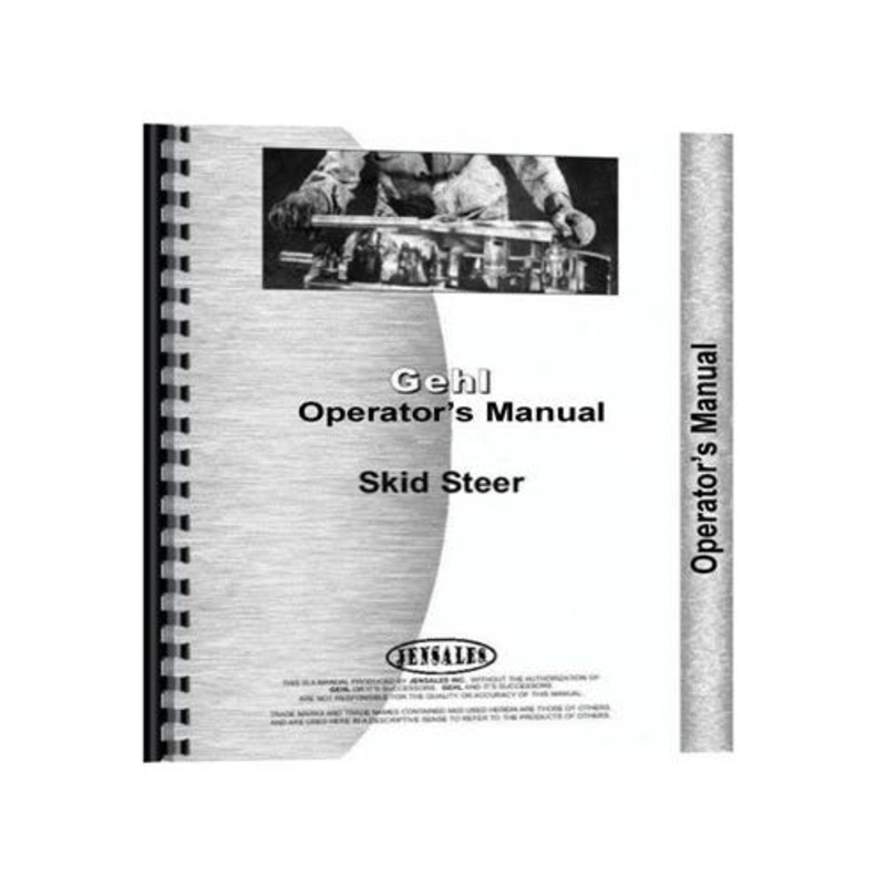 Operator's Manual fits Gehl HL2500A