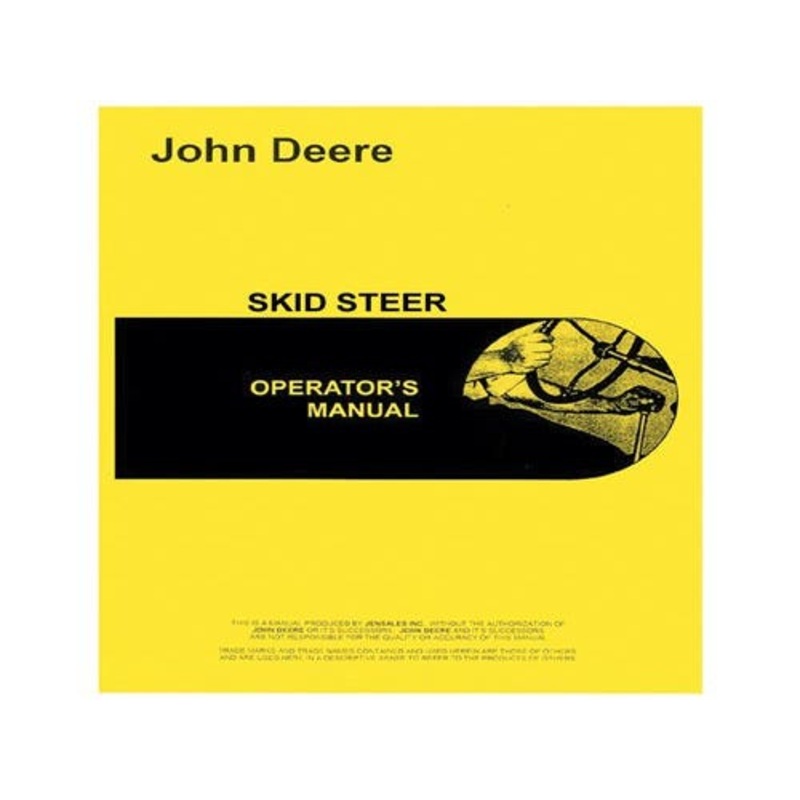 Operator's Manual fits John Deere 125 OMGA11572