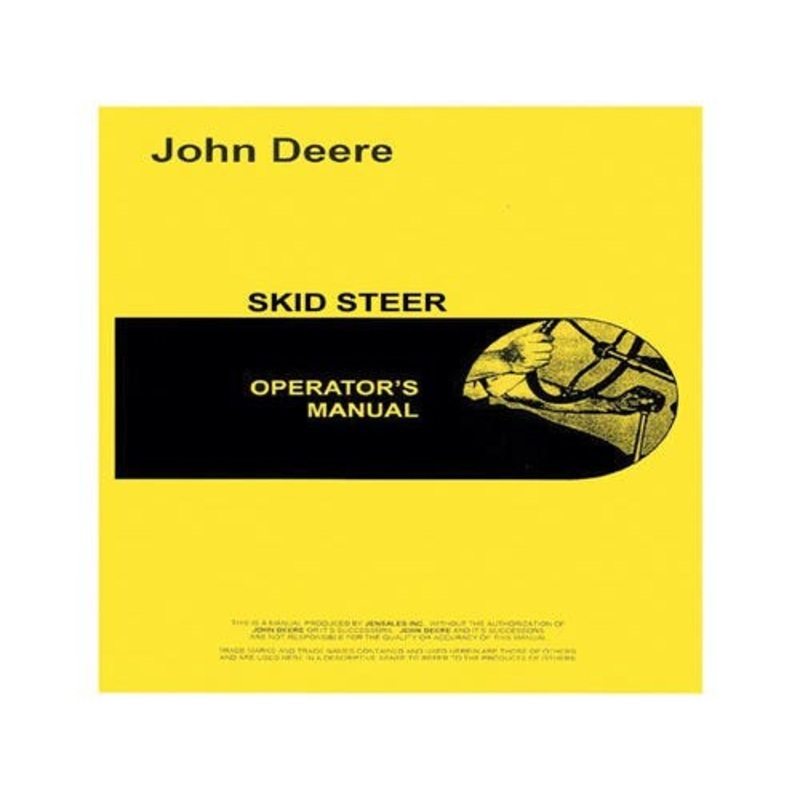 Operator's Manual fits John Deere 60 OMGA11317 OMM77702A8