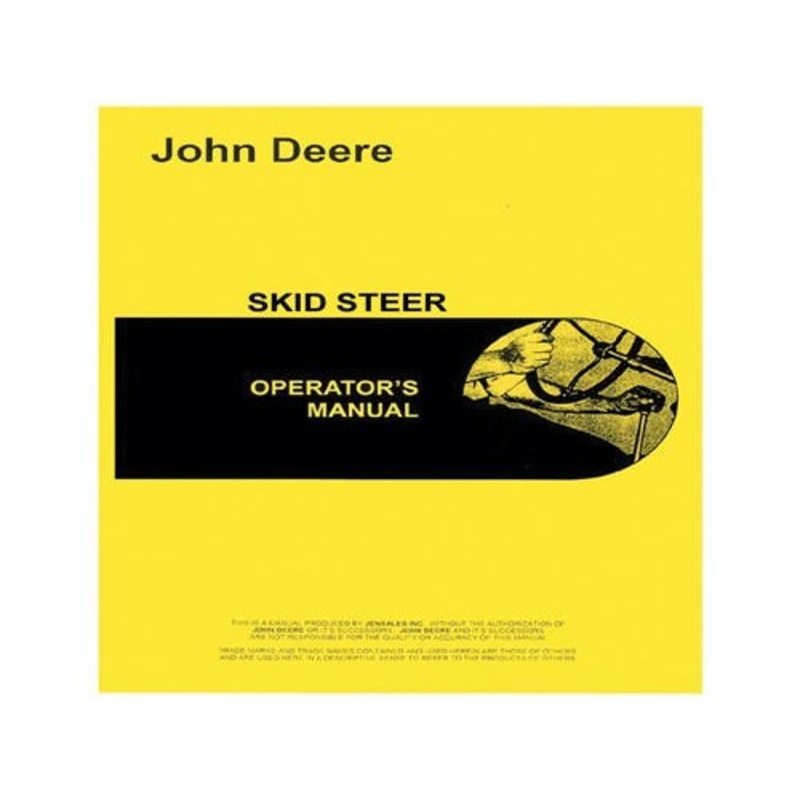 Operator's Manual fits John Deere 90 OMGA11523
