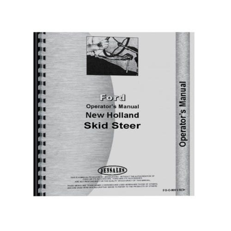 Operator's Manual fits New Holland L775