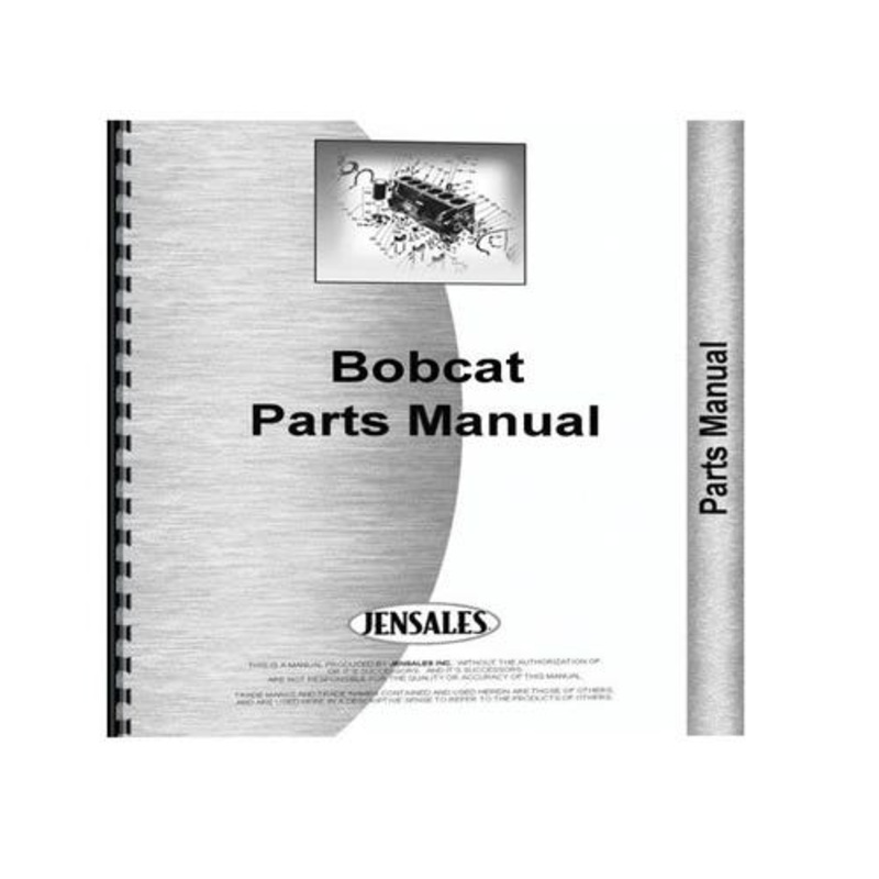 Parts Manual fits Bobcat 825