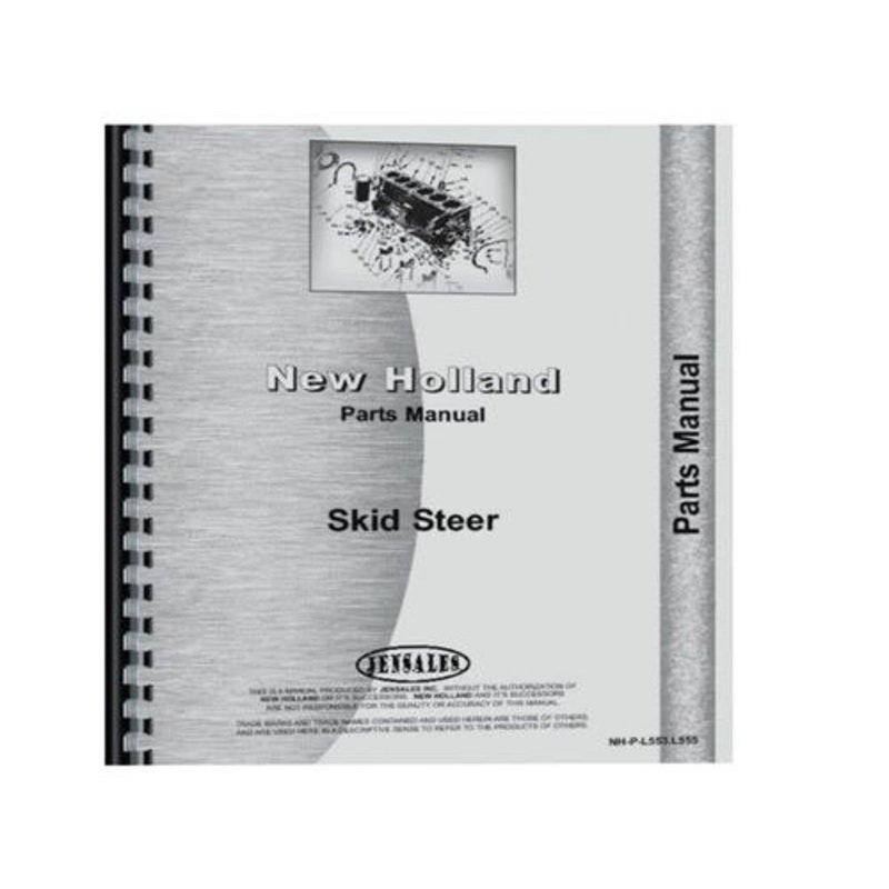 Parts Manual fits New Holland L553 L555