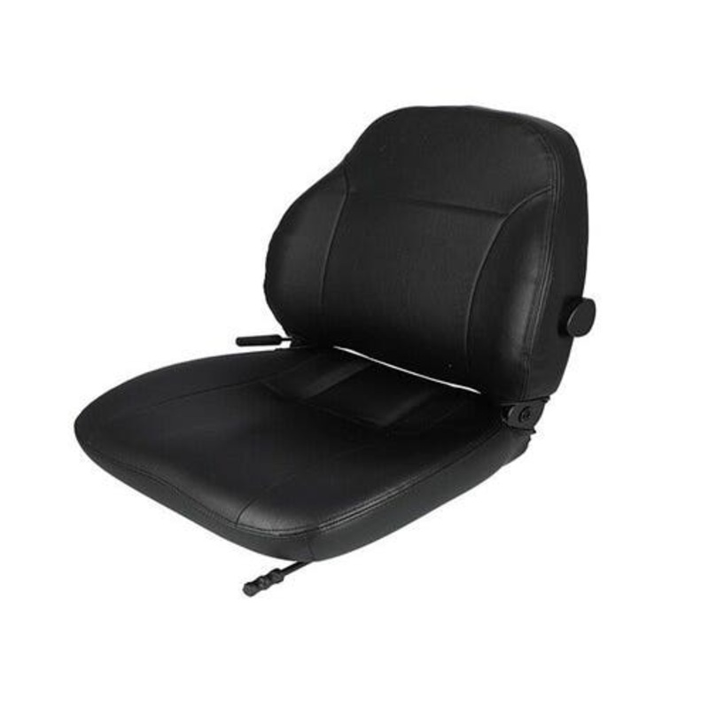 Seat Assembly Vinyl Black fits John Deere fits New Holland fits Massey Ferguson fits Case IH fits Komatsu fits Allis Chalmers fits White fits Deutz