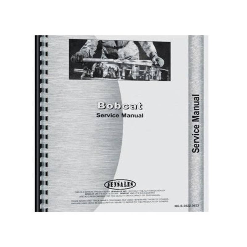 Service Manual fits Bobcat 310 313 371