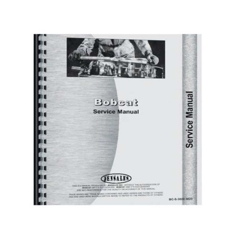 Service Manual fits Bobcat 520 530 533