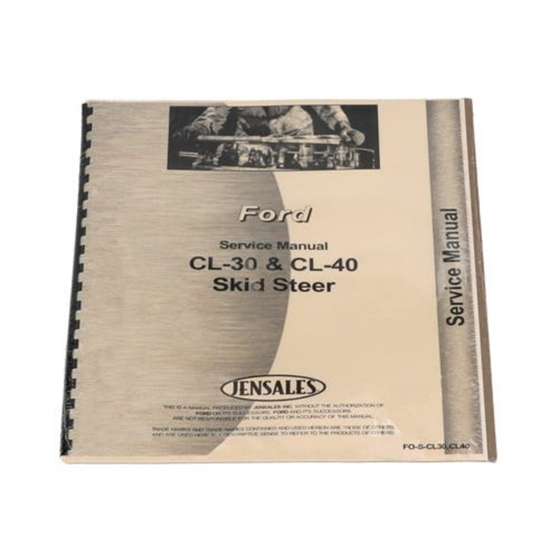 Service Manual fits Ford CL40 CL30