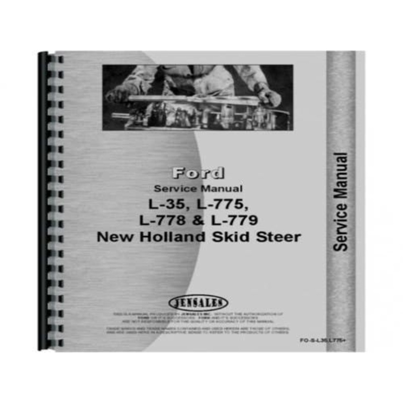 Service Manual fits New Holland L35 L775 L778 L779
