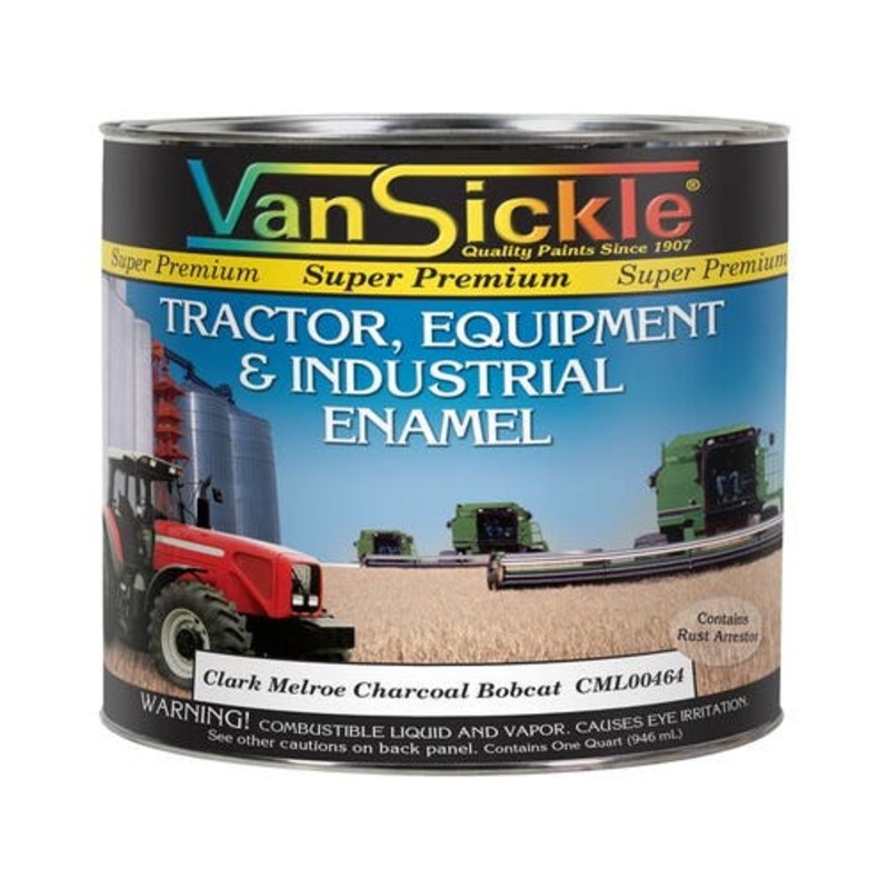 Clark Melroe / Bobcat - Charcoal Gray Quart fits Paint Bobcat