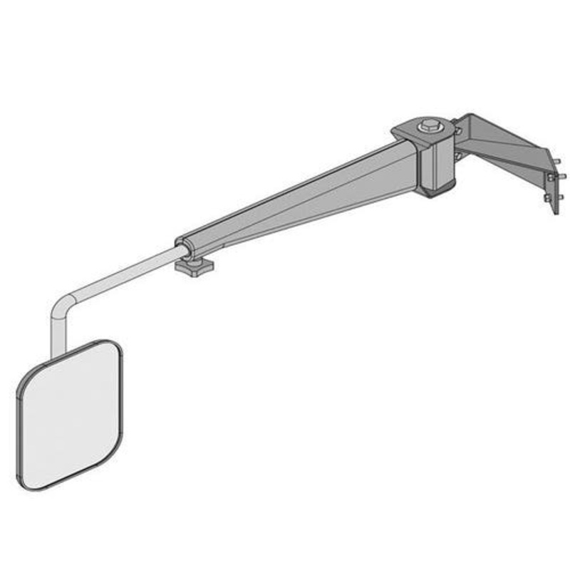 Mirror Assembly with Extendable Arm LH 8" x 11" fits Case IH MX180 MX200 MX210 MX215 MX220 MX230 MX240 MX255 MX270 MX285 8910 8920 8930 8940 8950