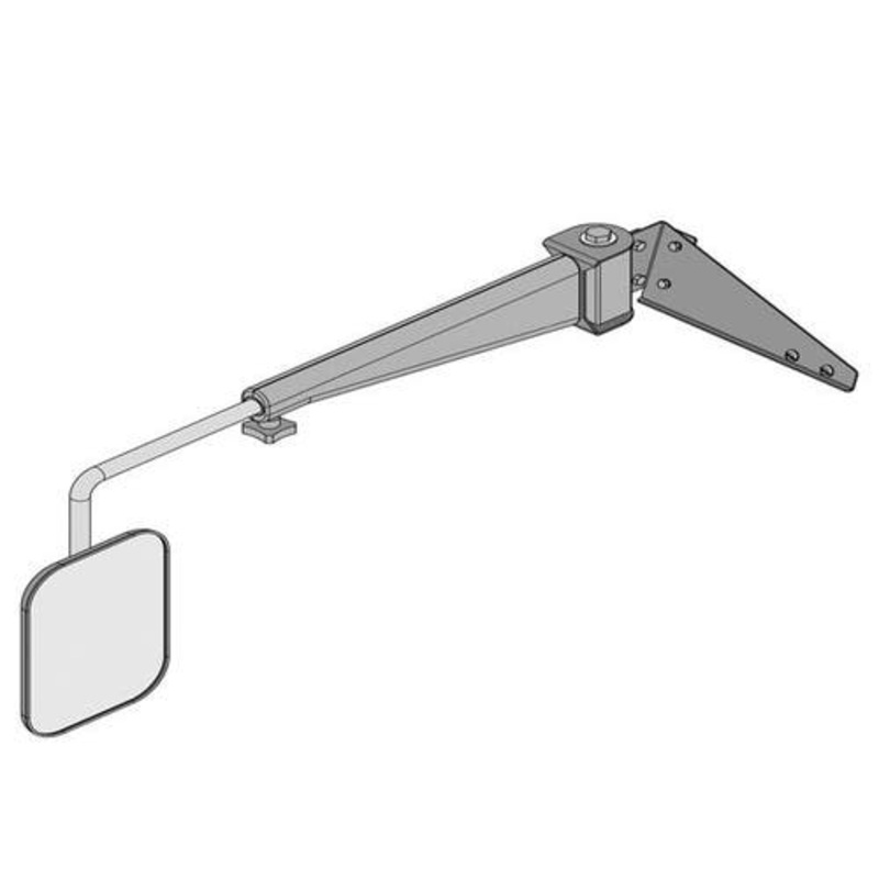 Mirror Assembly with Extendable Arm LH 8" x 11" Mirror CIH Maxxum fits Case IH 5120 5130 5140 5220 5230 5240 5250