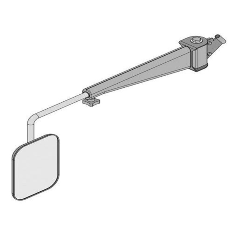 Mirror Assembly with Extendable Arm LH or RH 8" x 11" Mirror fits Allis Chalmers 6140 9435 9455 9630 9635 9650 9655 9670 9675 9690 fits Deutz Allis