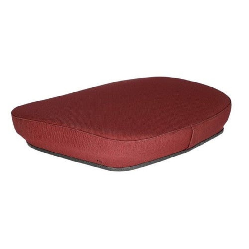 Seat Cushion - Steel Core Fabric Burgundy fits Case fits International fits Massey Ferguson 285 1105 1135 1155 2675 2705 2745 2775 2805 fits Case IH