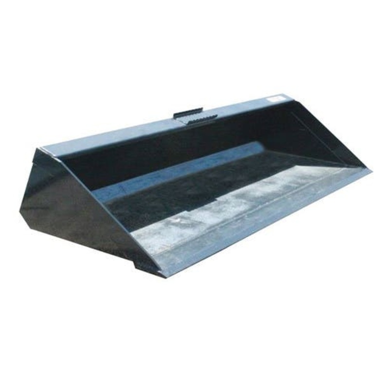 Stout - Skid Steer Material Bucket with Single Cutting Edge 72" Width fits John Deere fits New Holland fits Case fits International
