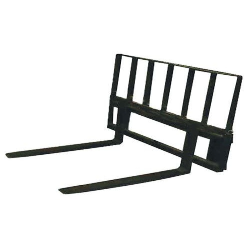 Stout - Skid Steer Pallet Fork Assembly 48" Tines fits John Deere fits New Holland fits Case fits International fits Massey Ferguson fits Caterpillar
