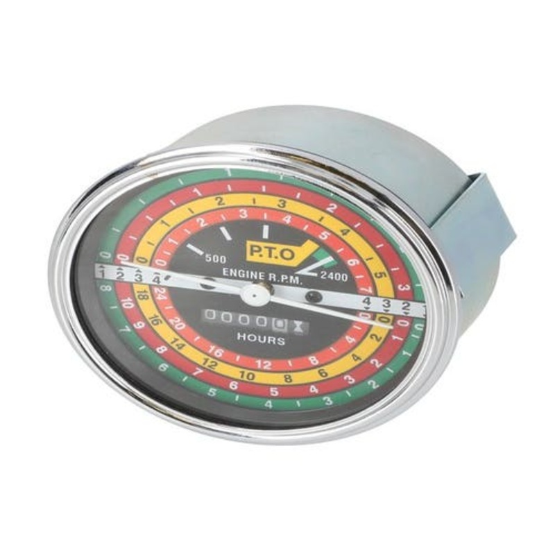 Tachometer Gauge - Black Face fits International 706 756 806 826 1206 1256 1456 2706 2756 2806 21206 766 388589R91 398095R91 66748C1 103151A1