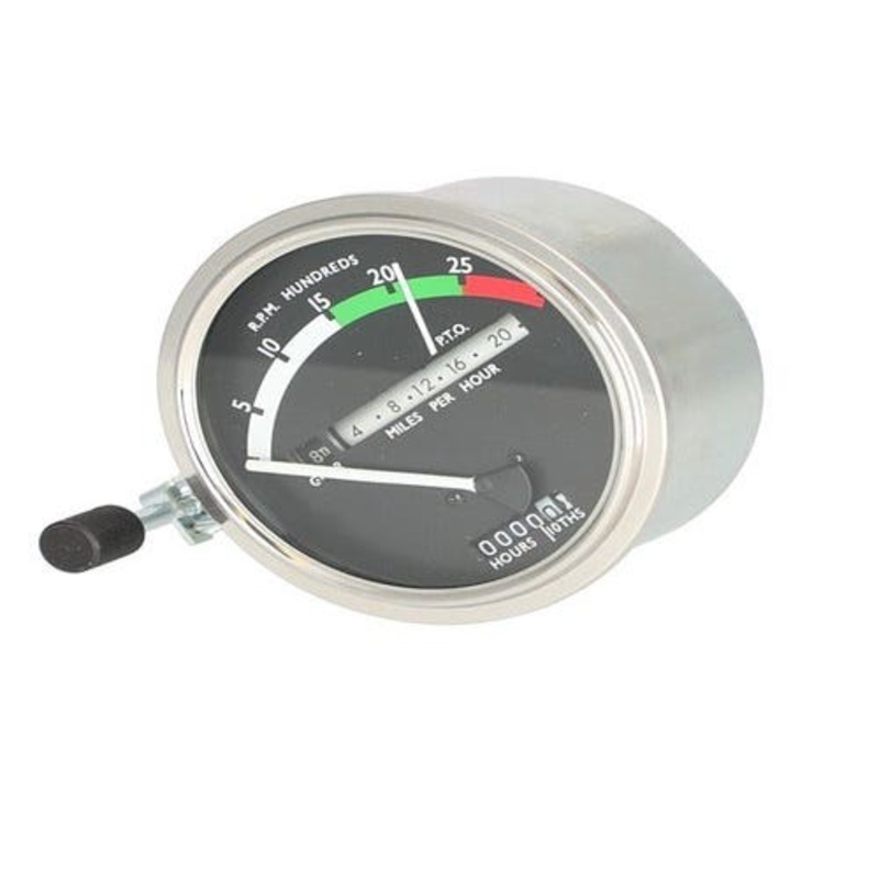 Tachometer Gauge White Needle fits John Deere 2510 2520 3020 4020 AR32830 AR39904 AR45443 AR48020 AR50401 AR50405 RE206854