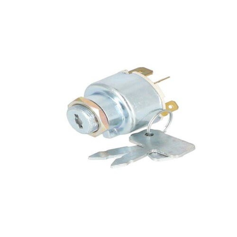 Ignition Key Switch fits New Holland FX25 FX50 FX58 FX60 E8NN11N572AB fits Ford 250C 260C 345C 345D 445C 445D 545C 545D 555C 555D 655C E8NN11N572AB