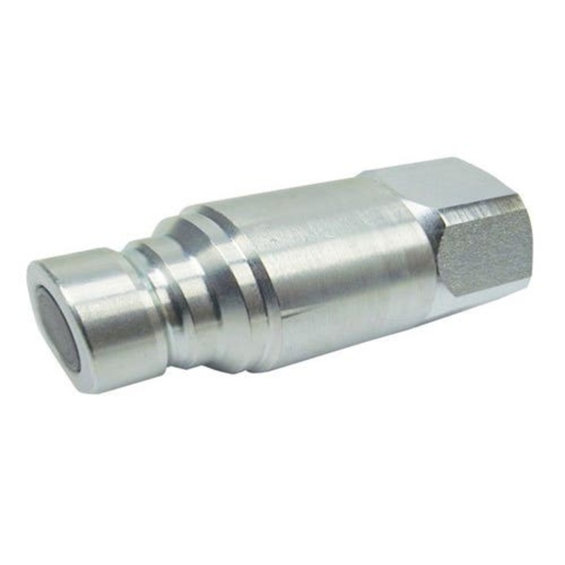 Parker FEM-502-8FP Hydraulic Quick Coupler Nipple Male Flat Face 1/2" 3675 PSI fits Thomas T105 T137 T153 T175 T205 T250 T255 T320