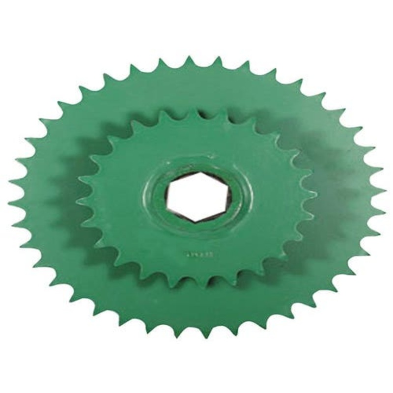 Sprocket - Double Lower Drive Roller fits John Deere 447 448 446 447 448 449 456 457 458 459 466 467 546 547 556 557 558 559 566 567 AE54302 AFH205819