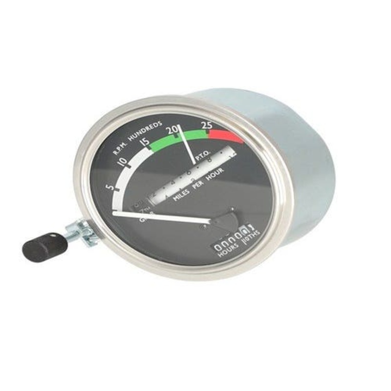 Tachometer Gauge White Needle fits John Deere 2510 2520 3020 AR39909 AR39910 AR45442 AR48019 AR50400 AR50404 RE206853 AR32838