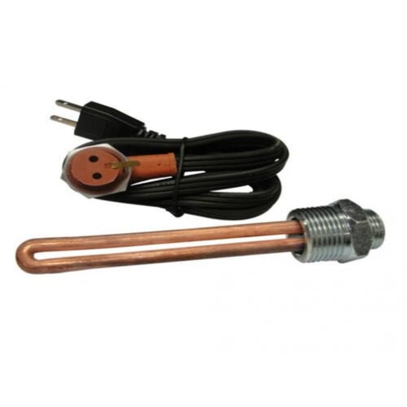 Frost Plug Heater - 1" x 5" 1500 Watt 120V fits White 2-60 2-70 2-85 2-105 30-3141756 30-3141748 fits Oliver 30-3141748 fits Minneapolis Moline G750