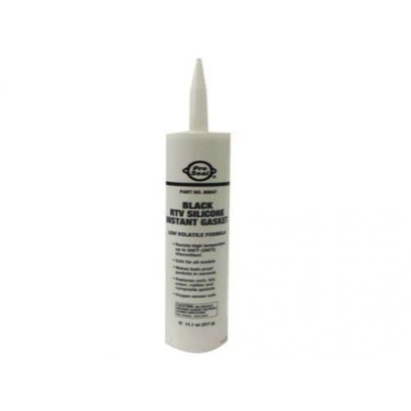 Pro Seal Black Silicone 11.1 oz. fits Fluids/Chemicals/Oil/Additives Silicone Sealant & Threadlock
