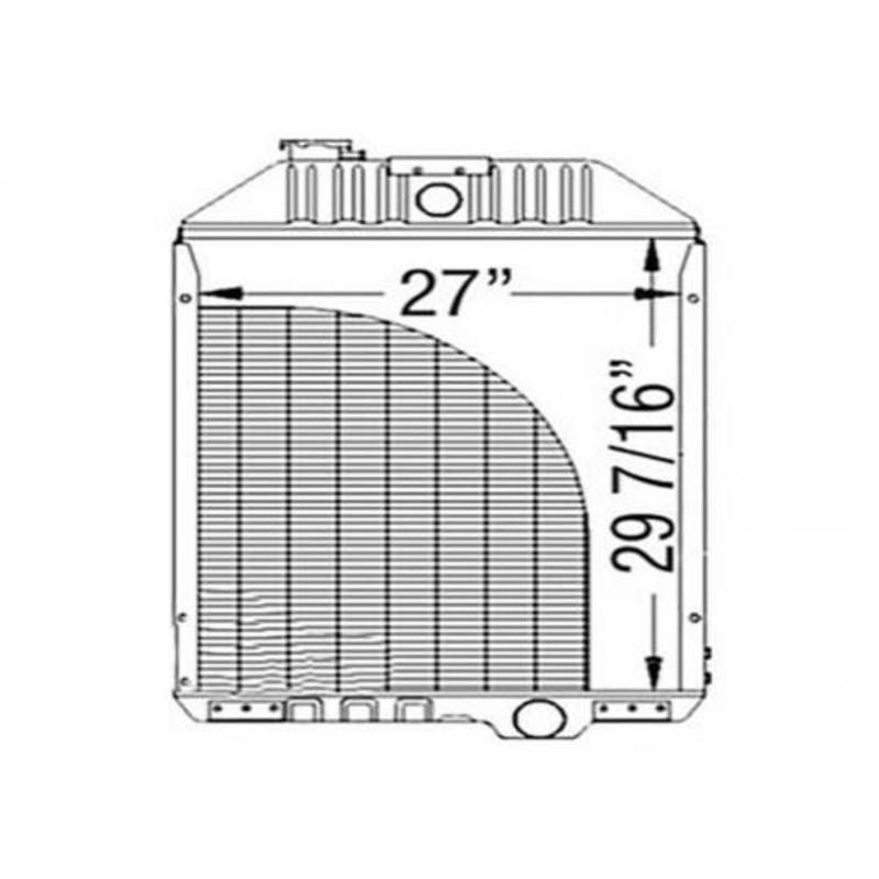 Radiator fits John Deere 9960 9965 9970 AN195300