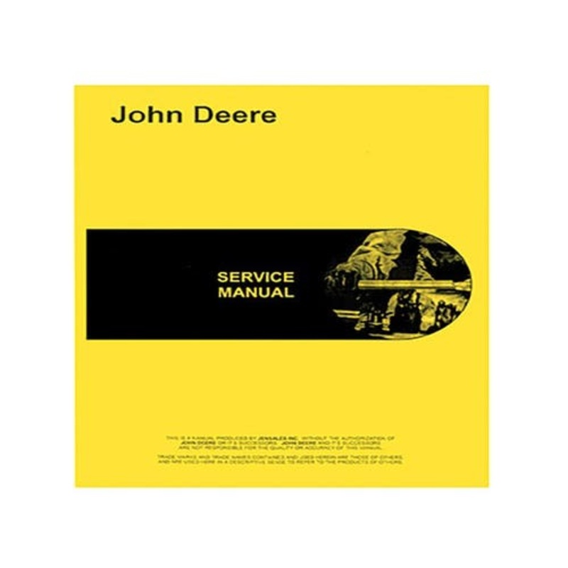 Service Manual fits John Deere 60 620 SM2008