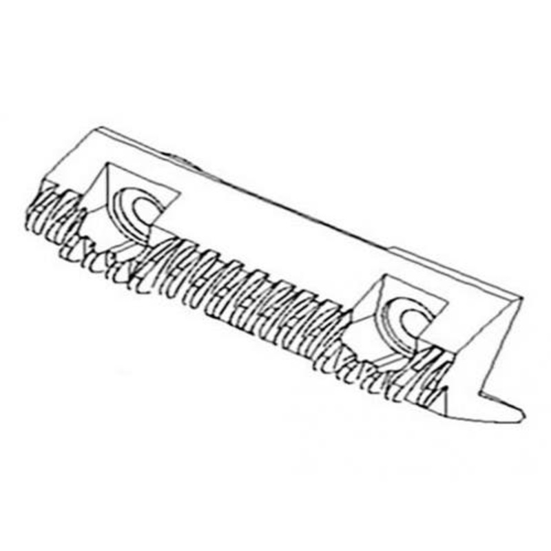Cylinder Rasp Bar Kit Leading - Right Hand fits New Holland CR970 CR9070 CR9080 84050520