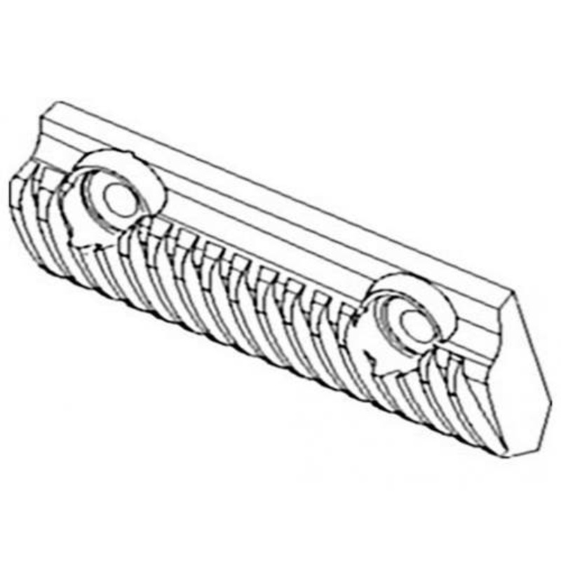 Cylinder Rasp Bar Kit - Left Hand fits New Holland CR970 CR9070 CR9080 84060998