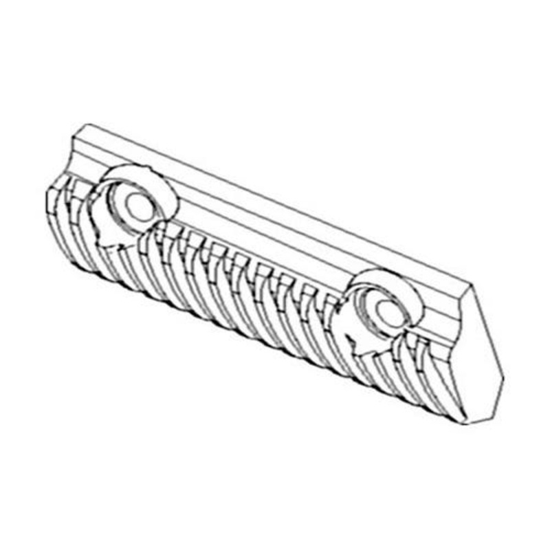 Cylinder Rasp Bar Kit Trailing - Left Hand fits New Holland CR920 CR940 CR960 CR9040 CR9060 TR87 TR88 TR89 TR97 TR98 TR99 TR86 TR96 9800347