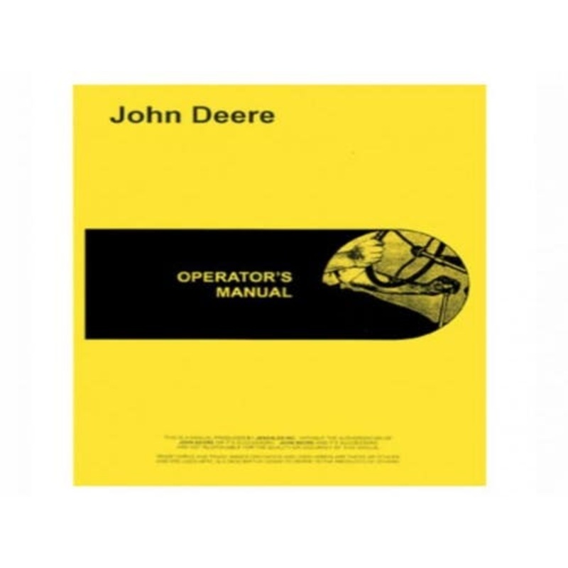 Operator's Manual fits John Deere 730 OMR20700
