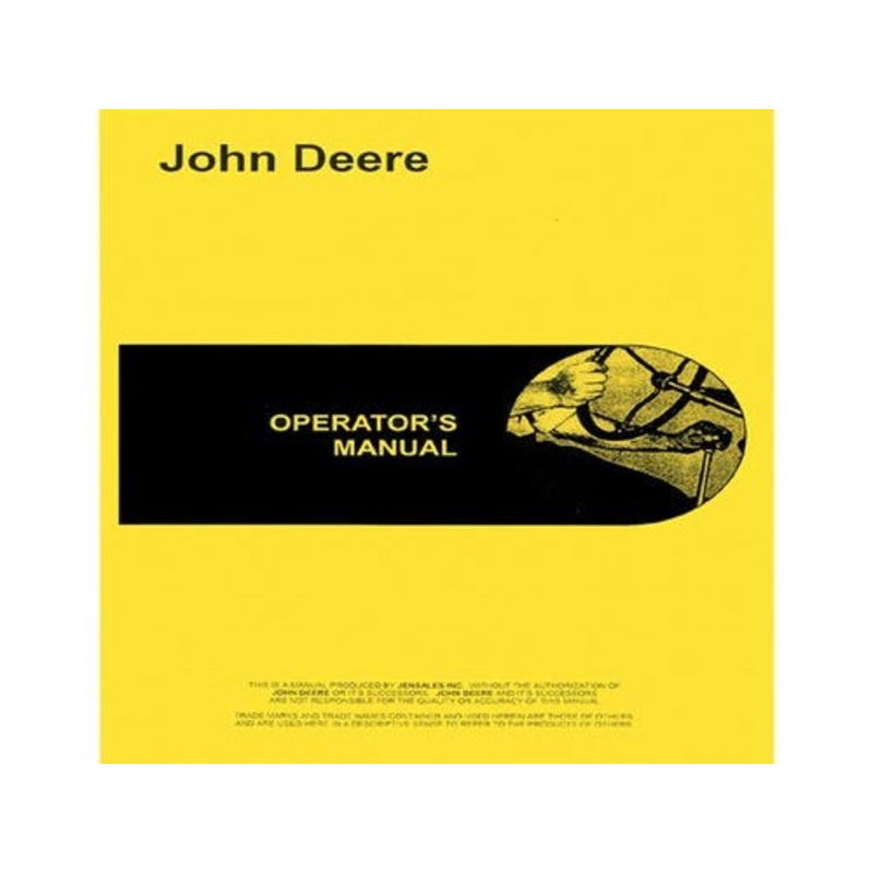 Operator's Manual fits John Deere L