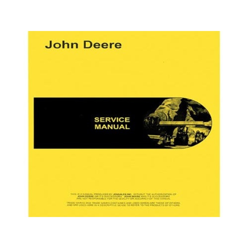Service Manual fits John Deere L LA LI 62