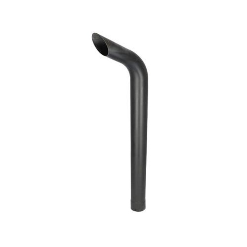Exhaust Stack - 2-3/4" x 48" Curved Black