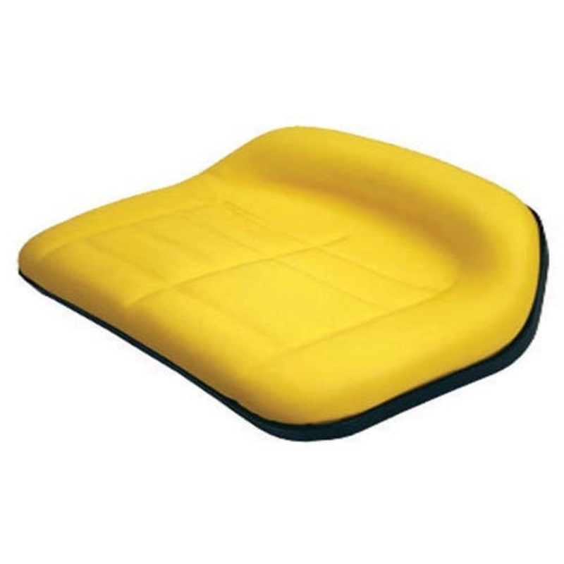 Medium Back Seat Vinyl Yellow fits John Deere F510 GX95 RX95 STX30 STX38 SX95 108 111 111H 112L 116 116H 130 160 165 170 175 180 185 112 160 TY15862