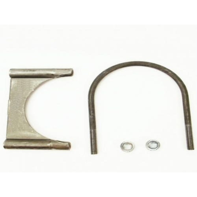 Muffler Clamp - 3-1/4" 2 Bolt Heavy Duty fits Exhaust/Clamps/Rain Caps/Stack 83910872 83913780 CL300 CL-300 D6NN5252C D8NN5252AA MC300 01120895