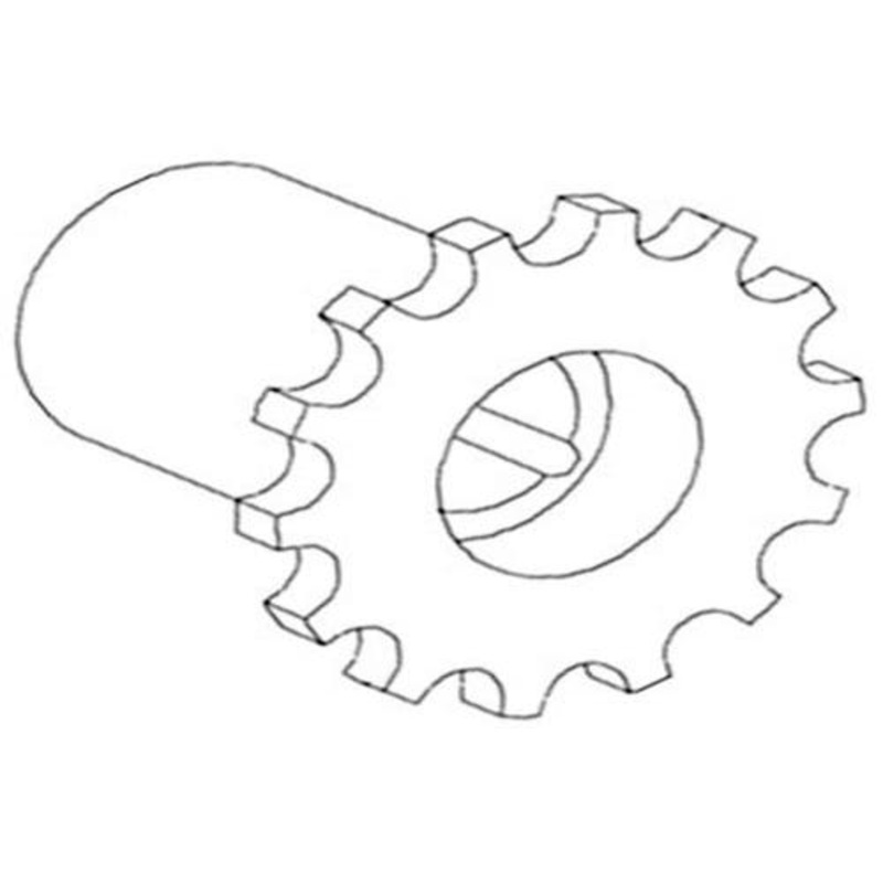 Feederhouse Front Shaft Sprocket fits John Deere 8820 9600 9610 AH96938