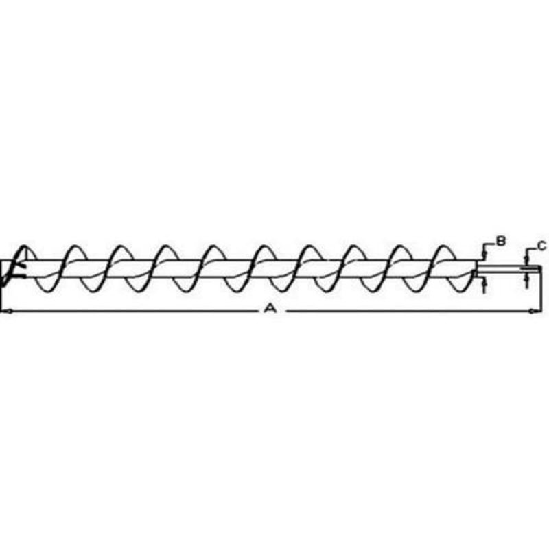 Inner Unloading Auger fits John Deere 6600 6601 6602 AH75731 AH85409