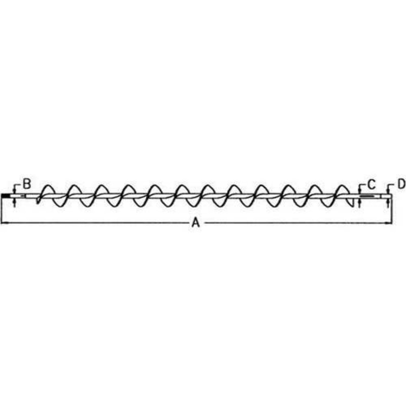 Lower Tailings Return Auger fits John Deere 6620 6622 LAJR6620 AH93662